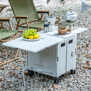 Carrito de Camping Plegable Portátil para Viajes al Aire Libre, Carrito de Playa Moderno para Picnic, Carrito de Jardín de Gran Capacidad - Product Image 2