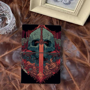 สมุดโน้ตที่ทำด้วยมือสุด A6เป็นของขวัญแสนสนุกสำหรับลูกพี่ลูกน้องใ<span class=keywords><strong>น</strong></span>งา<span class=keywords><strong>น</strong></span>รวมตัวใหม่ที่ยอดเยี่ยมสำหรับคำบรรยายภาพครอบครัวและเรื่องราวด้วยดาบกะโหลก - Product Image 1