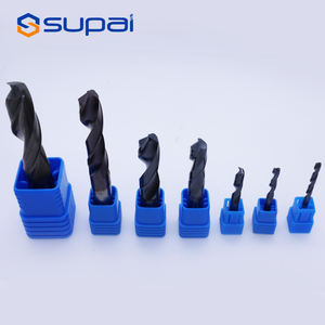 مطحنة طحن من الفولاذ التنغستن كربيد صلب مصقول للغاية من SUPAL ، مطحنة من الفولاذ المقاوم للصدأ مع طلاء أسود من القصدير TiSiN - Product Image 2