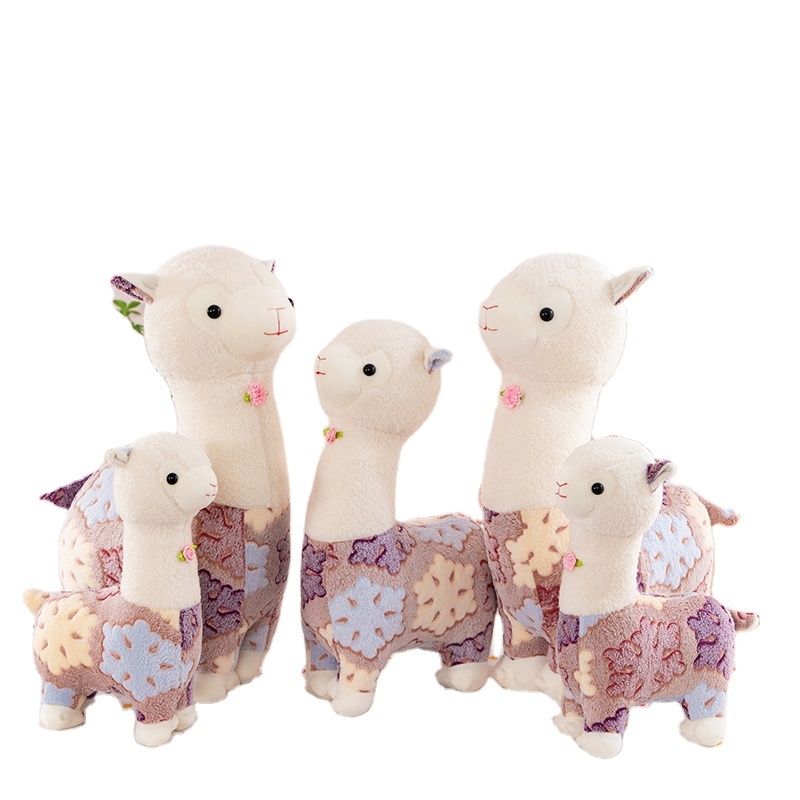 Cute Alpaca Plush Toy Set with