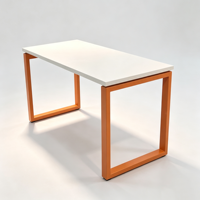 Bureau d'ordinateur moderne en métal pour le travail, idéal pour la maison, le bureau ou la salle d'étude, personnalisable