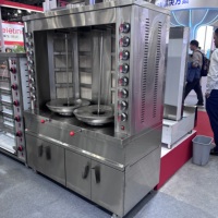 Machine à Kebab Automatique Professionnelle pour Restaurant, Modèle Gaz et Électrique
