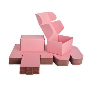 Custom Logo Embossed UV Coating <b>Small</b> Pink Corrugated Cardboard Rigid Mailer <b>Boxes</b> for Jewelry Gift Packaging Recycled Wholesale - Product Image 6