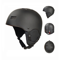 Casque de ski unisexe léger certifié CE SH-14 en PC+EPS, ajustement réglable, coussinets d'oreille personnalisés, doublure EPS, durable, produits chimiques plus sûrs