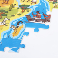 Rompecabezas Educativos Personalizados para Niños, Mapa del Mundo en Rompecabezas para Niños