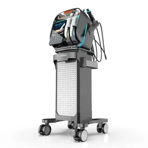 <span class=keywords><strong>Appareil</strong></span> de soin de la peau Hydra <span class=keywords><strong>Oxygène</strong></span> 8-en-1 non invasif, machine de microdermabrasion et de peeling pour le visage, les mains, la tête et les pieds, avec écran tactile sur pied - Product Image 1