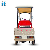 Holladay Promotion Chariot de golf électrique 4 roues avec panier de chargement, freinage automatique et essuie-glace, Scooter électrique 4 roues, Autonomie 40 km