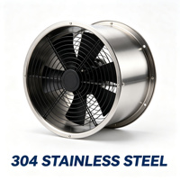 Ventilateur axial en acier inoxydable 304 de qualité alimentaire 380V pour la ventilation des usines de transformation alimentaire