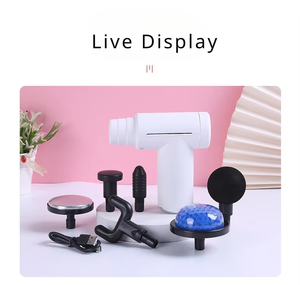 Masaje Muscl Pistola de masaje calentada Oem Inalámbrico Compresión caliente y helada Pistola masajeadora corporal inalámbrica con calor y frío - Product Image 2