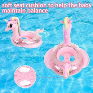 Bơi Hồ Bơi Phao Cho Trẻ Mới Biết Đi Trẻ Em <span class=keywords><strong>Inflatable</strong></span> Bơi Vòng Nước Bè Với Chỗ Ngồi Cho Mùa Hè Bãi Biển Ngoài Trời Trẻ Em Tắm Đồ Chơi - Product Image 3