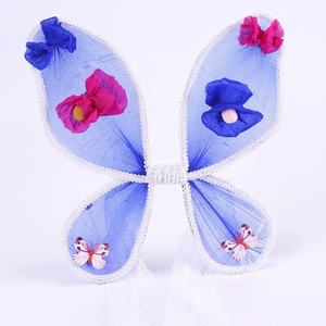 Alas de Mariposa con Lentejuelas Brillantes Azules para Niños, Diseño Nuevo para Diwali y Graduación - Product Image 2