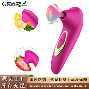 เครื่องกระตุ้นความสุขทางเพศสำหรับผู้หญิง รุ่น Electric Rose Sucker Honey Bean Tease Yin แบบแท่งสั่นพร้อมปุ่มควบคุม - Product Image 5