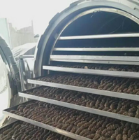 Machine de lyophilisation électrique à usage domestique, sécheur alimentaire automatique de 5 mètres carrés avec contrôle PLC et plateaux en acier inoxydable