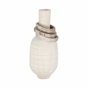 Vaso Ecomix con anelli, moderno vaso decorativo per fiori, per la decorazione della tavola del soggiorno - Product Image 2