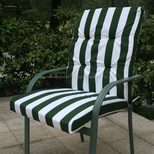 Leisure Outdoor Dining <b>Set</b> Steel <b>Table</b> 4 <b>Chairs</b> with Cushions Modern Design Non-Foldable for Park Exterior Use Outdoor Furniture - Product Image 5