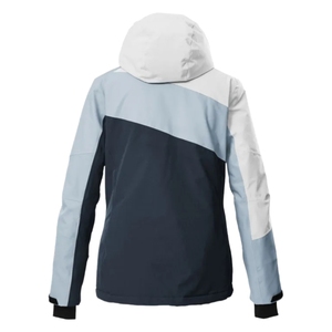 Veste de ski déperlante pour <span class=keywords><strong>fille</strong></span> personnalisée <span class=keywords><strong>manteau</strong></span> de snowboard imperméable et respirant à capuche et fermeture à glissière coupe-vent grande taille - Product Image 4