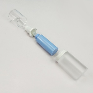 15ml 30ml Frosted Round Airless <b>Pump</b> <b>Bottle</b> Luxury Cosmetic Skincare Refillable Serum Lotion Empty Fancy Premium Container - Product Image 6