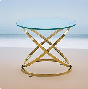Meubles modernes <span class=keywords><strong>de</strong></span> luxe haut <span class=keywords><strong>de</strong></span> gamme <span class=keywords><strong>en</strong></span> <span class=keywords><strong>verre</strong></span> <span class=keywords><strong>trempé</strong></span> personnalisé <span class=keywords><strong>Table</strong></span> d'appoint moderne pieds ronds <span class=keywords><strong>en</strong></span> métal <span class=keywords><strong>Table</strong></span> basse - Product Image 6