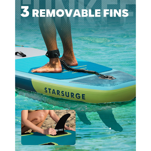 Portable pliable PVC adulte gonflable Stand-Up Paddleboard <span class=keywords><strong>tout</strong></span> autour SUP pour course d'eau pagaie accessoire <span class=keywords><strong>tout</strong></span> <span class=keywords><strong>compris</strong></span> - Product Image 4