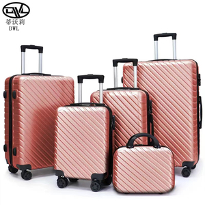 Dwl Hot Bán 14-16-20-24-28inch ABS Hành Lý Set 5-Mảnh Xách Tay 4-Bánh Xe Spinner Trọng Lượng Nhẹ OEM ODM Thời Trang Thiết Kế Hiện Đại - Product Image 1