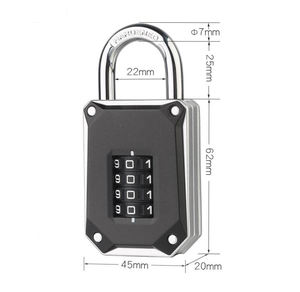 Yh2147 वाटरप्रूफ डिजिटल लॉक 4 रीएटेबल संयोजन स्कूल और जिम के लिए आसान कोड पैडलॉक - Product Image 5