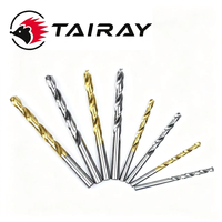 Forets hélicoïdaux HSS TAIRAY pour l'acier inoxydable et le fer, en acier rapide HSS-Co, outils de perçage pour centre d'usinage CNC et tour