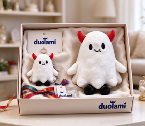 Juguete de Peluche Personalizado con Forma de Fantasma, Linda Figura de Espíritu Diabólico para Regalo Navideño, OEM ODM, Juguete de Peluche Personalizado - Product Image 4