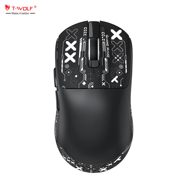 Mouse Lightweight High 12000DPI Ergonomic Mouse Wired Wireless BT Macro Programming Gaming Mouse RGB for PC Gamer Mice