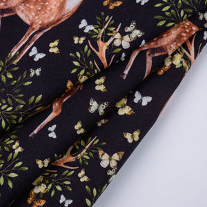 Zonesahn-tissu en coton biologique, combinaison imprimée bon marché, design <span class=keywords><strong>de</strong></span> noël personnalisé - Product Image 1