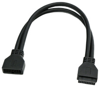 Câble personnalisé USB3.0 câble de données carte mère d'ordinateur connecteur mâle 19Pin à connecteur femelle 20Pin câble d'extension USB