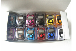 Compteur <span class=keywords><strong>de</strong></span> <span class=keywords><strong>doigts</strong></span> électronique à deux boutons <span class=keywords><strong>avec</strong></span> LED lumineuse, style anneau en plastique, pour tasbih - Product Image 3