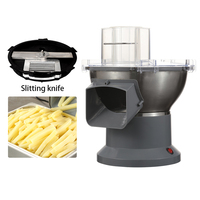 Coupe-légumes multifonctionnel commercial avec moteur 200W, longue durée de vie, garantie 1 an, pour pommes de terre, oignons et plus