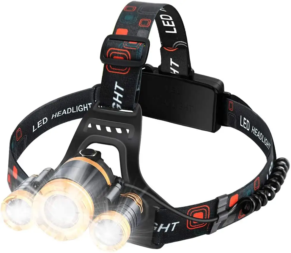 Перезаряжаемые через USB светодиодные фары IP45, ультраяркие фары CREE 1000 люмен