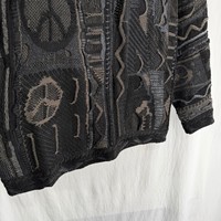Pull en coton tricoté d'hiver Kapital Vintage Kazuhiro Hirata, col rond, style japonais, jacquard à motif courge amère