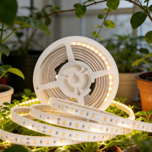 पूर्ण स्पेक्ट्रम के कारण हल्की पट्टी, इनडोर हाइड्रोपोनिक्स, ग्रीनहाउस और घरेलू बागवानी के लिए जलरोधक लचीला संयंत्र प्रकाश टेप - Product Image 6