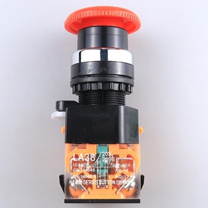 LA38-11ZS Botón Pulsador de Parada de Emergencia de 22mm Tipo Hongo Autoblocante Rojo 1NO1NC - Product Image 3