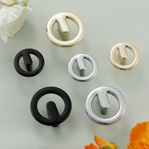 Modern Ring Cabinet Handle Zinc Alloy Durable Furniture Hardware Drawer <b>Door</b> <b>Knob</b> - Product Image 1