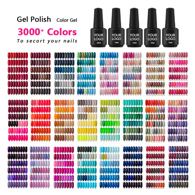 CCO gel polish in Bulk OEM one step gel soak of color gel polish nail art