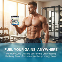 Vente chaude OEM/ODM Marque privée Pré-entraînement Créatine monohydrate Gummies Complément alimentaire pour la musculation pour femmes et hommes