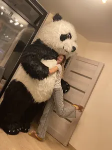 Saygo vendita calda peluche 2M/2.6M/3M Panda gonfiabile Costume da mascotte personaggio dei cartoni animati Costume Cosplay per adulti