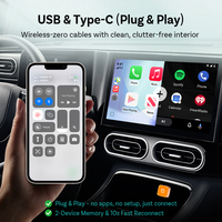 Adaptateur sans fil Ottocast 3-en-1 pour CarPlay et Android Auto, USB Plug & Play, WiFi 5 et BT 5.4 intégrés, garantie 1 an