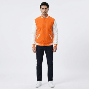 Autumn <b>Men's</b> Custom Made Lettermen College <b>Jackets</b> Fashionable <b>Long</b> Sleeve Casual New Baseball <b>Jacket</b> - Product Image 1