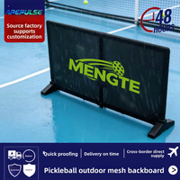Barrera Premium para Cancha de Pickleball/Tenis con Logotipo Personalizado, para Interiores/Exteriores, 200x75cm, Varios Tamaños, Valla para Cancha, PickleClub