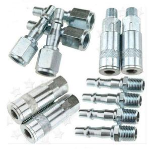 Ningbo Dingyi Factory Direct 12-Piece Set of British-Style Quick Couplings Nickel Plating <b>Pneumatic</b> <b>Tools</b> <b>Accessories</b> <b>Parts</b>" - Product Image 1