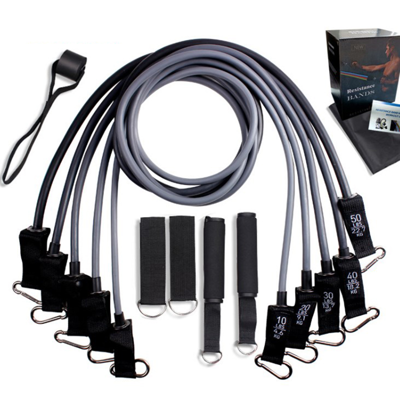Взаимной Заводская TPE 11 шт./компл. для занятий йогой, фитнесом или работы в спортзале, сопротивление трубки Группа