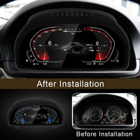 Panel de Instrumentos Digital LCD para Automóvil STWEI, Panel de 12.3 Pulgadas con Sistema Linux, Apto para BMW Serie 5, Serie 6, F10, F11