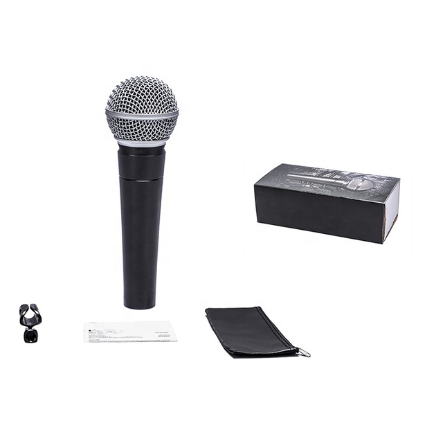 SM58LC Professional Dynamic Vocal Wireless Microphone for Studio Recording Broadcasting Podcasters Wired Karaoke Microphone