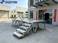 Einfache Installation Aluminium Hochzeits dekorationen Ausrüstung tragbare zusammen klappbare Bühnen treppe