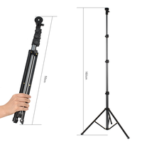 Trépied pour téléphone, bâton de selfie extensible, support de trépied avec support pour téléphone, enregistrement vidéo, compatible avec iPhone Android