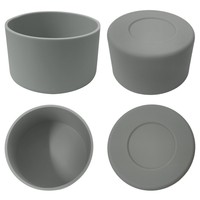 Base de Gobelet Portable en Silicone Réutilisable avec Logo Personnalisé, Couleurs Mixtes Unies, Certifiée CE, pour Accessoires de Bar Modernes Kelutd